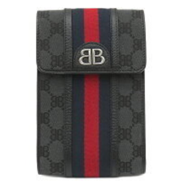 Gucci Handbags - Balenciaga Gucci Hacker Project Shoulder Bag black canvas